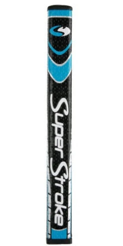 SuperStroke Golf Flatso 1.0 Putter Grips -Golf Sports Store 1.0 Flatso Legacy Black Blue