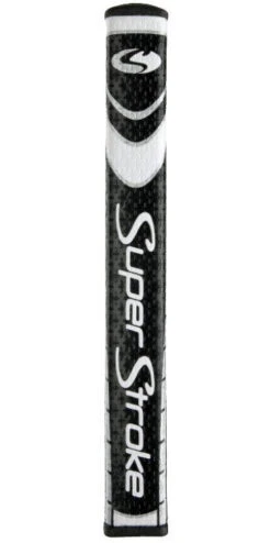 SuperStroke Golf Flatso 1.0 Putter Grips -Golf Sports Store 1.0 Flatso Legacy Black White