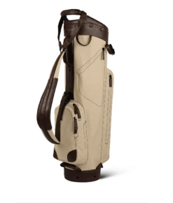 Sun Mountain Golf Canvas & Leather Cart Bag -Golf Sports Store 190738CanvasLeatherCartNatural Brown