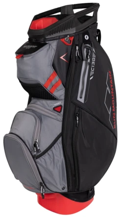 Sun Mountain 2023 C-130 14-Way Divided Golf Cart Bag 17 Sun Mountain 2023 C-130 14-Way Divided Golf Cart Bag -Golf Sports Store 2023 C130 230304 black nickel red