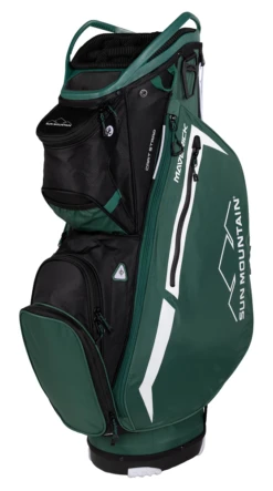 Sun Mountain Golf 2023 Maverick Cart Bag -Golf Sports Store 2023 Maverick 230361 green black white