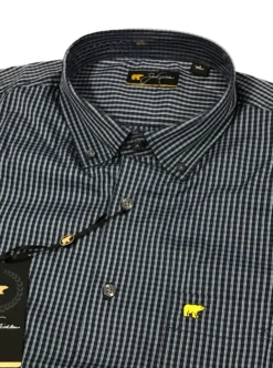 Callaway Jack Nicklaus Black Label By Perry Ellis Mini Plaid Button Down Shirts 9 Callaway Jack Nicklaus Black Label By Perry Ellis Mini Plaid Button Down Shirts -Golf Sports Store 2ColorsMiniPlaid ClassicNavy1