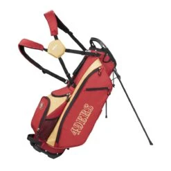 WIlson Staff NFL Licensed Stand Carry Golf Bags -Golf Sports Store 49ers 36f43e08 a1fc 4580 b219 d390122e0099