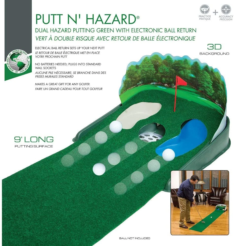 Putt N' Hazard 9' Putting Mat 2 Putt N' Hazard 9' Putting Mat - Image 2