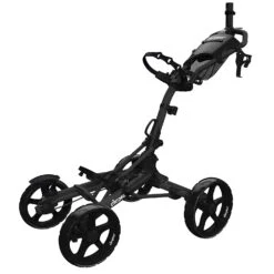Clicgear Golf 4-Wheel Push Cart Model 8.0+ 12 Clicgear Golf 4-Wheel Push Cart Model 8.0+ -Golf Sports Store 8.0 Black Unfolded