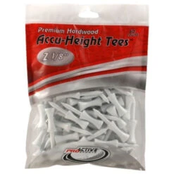 ProActive Sports Premium Hardwood Accu-Height Golf Tees -Golf Sports Store Accu Height Tees 2.125 a