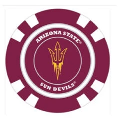 Team Golf NCAA Magnetic Poker Chip Ball Markers -Golf Sports Store ArizonaState1