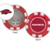 WinCraft Team Effort Arkansas Razorbacks Magnetic Poker Chip Ball Marker