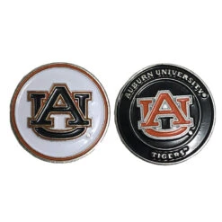 NCAA Double Sided Collegiate Golf Ball Marker Coins -Golf Sports Store Auburn1