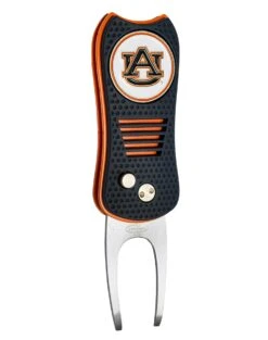 Team Golf Retractable Switchblade Switchfix Divot Tool Ball Marker - NCAA -Golf Sports Store Auburn Tigers Switchfix 44448 105
