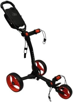 Axglo Golf TriLite 3 Wheel Push Cart -Golf Sports Store AxgloTriLiteBlackRed