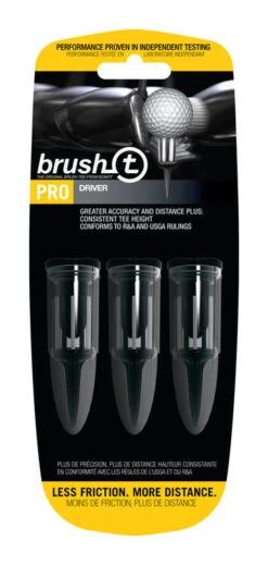 Brush-t Golf Original Brush Tees 12 Brush-t Golf Original Brush Tees -Golf Sports Store Black