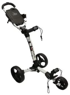 Axglo Golf TriLite 3 Wheel Push Cart -Golf Sports Store BlackWhite