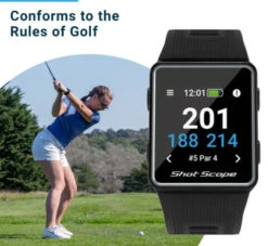 Shot Scope Golf G3 GPS Watch -Golf Sports Store Black G3 Product 480x441 Desktop 12