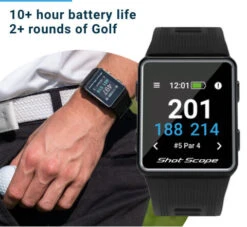 Shot Scope Golf G3 GPS Watch -Golf Sports Store Black G3 Product 480x441 Desktop 7