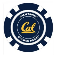 Team Golf NCAA Magnetic Poker Chip Ball Markers -Golf Sports Store Cal1