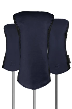 Sun Mountain Golf Canvas & Leather Head Covers -Golf Sports Store CanvasLeatherHeadcoverNavy Black