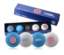Volvik Marvel Limited Edition Marvel Golf Ball Gift Packs 17 Volvik Marvel Limited Edition Marvel Golf Ball Gift Packs -Golf Sports Store Captain America Box