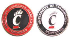 NCAA Double Sided Collegiate Golf Ball Marker Coins -Golf Sports Store Cincinatti
