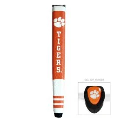 Team Golf NCAA Collegiate Putter Grips With Magnetic Ball Marker -Golf Sports Store Clemsen Tigers
