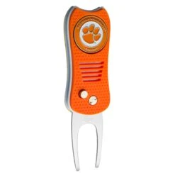 Team Golf Retractable Switchblade Switchfix Divot Tool Ball Marker - NCAA -Golf Sports Store Clemson 5761ef9e 0434 49d5 a3ed d47461481b72