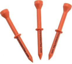 Consistent Tee Golf Tees 10 Pack - 3.25" -Golf Sports Store ConsistentTees Orange2
