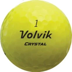 Volvik Crystal 2022 Focus Colored Golf Balls By The Sleeve -Golf Sports Store CrystalFocus2022 YellowBall 4f01e8da cd07 41b3 9597 c5a6b56ce818