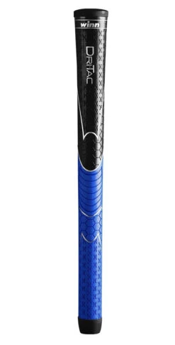 Winn Dri-Tac Performance Soft Golf Grips - Midsize -Golf Sports Store Dri Tac Blue Black Midsize