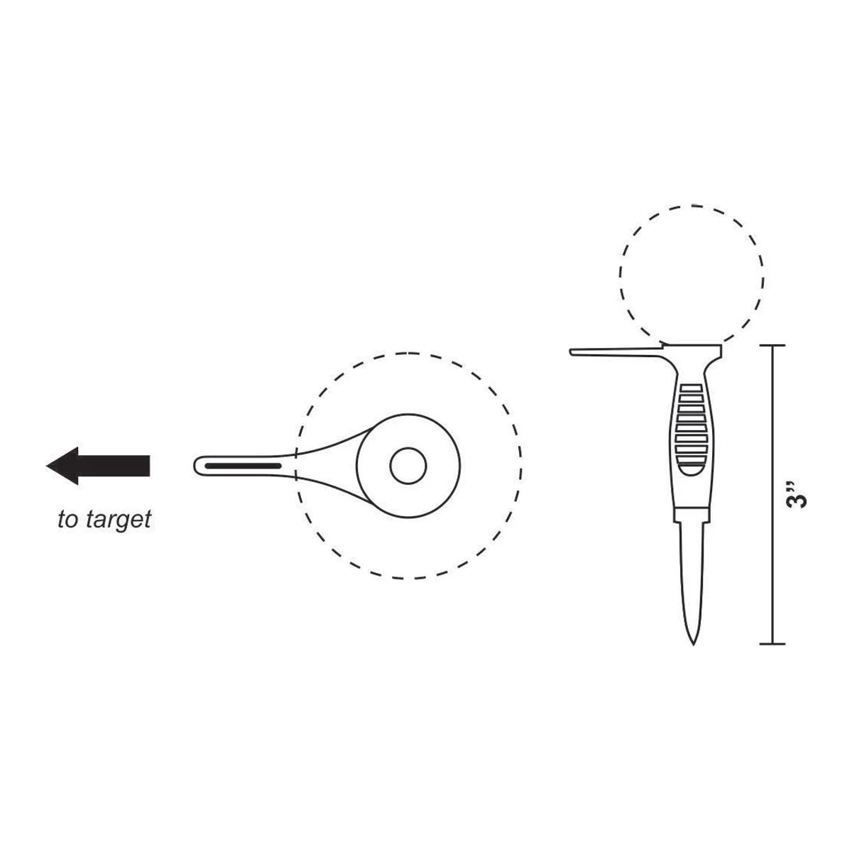 FlexTee AlignTee Flexible Golf Tees (4 Pack) 2 FlexTee AlignTee Flexible Golf Tees (4 Pack) - Image 2