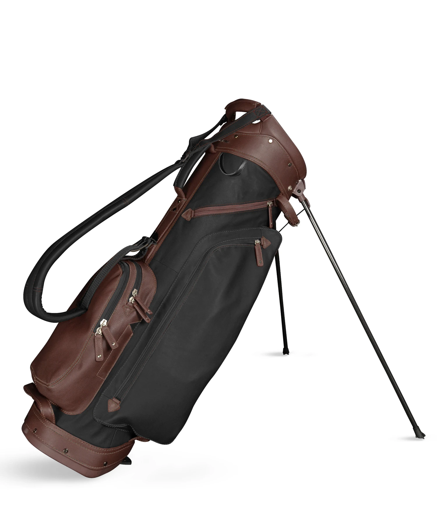 Sun Mountain Golf Leather Carry Stand Bag 2 Sun Mountain Golf Leather Carry Stand Bag - Image 2