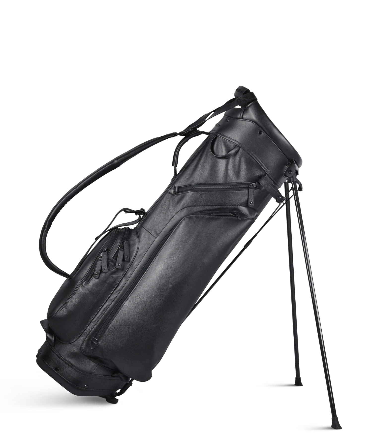 Sun Mountain Golf Leather Carry Stand Bag 6 Sun Mountain Golf Leather Carry Stand Bag - Image 6