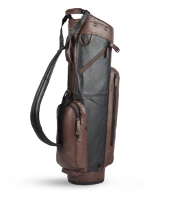 Sun Mountain Golf Leather Cart Bag 16 Sun Mountain Golf Leather Cart Bag -Golf Sports Store G823526LeatherCartBlack Brown