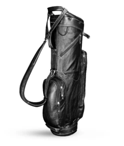 Sun Mountain Golf Leather Cart Bag 14 Sun Mountain Golf Leather Cart Bag -Golf Sports Store G823540LeatherCartBlack White