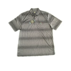 Greg Norman Play Dry Golf Polo -Golf Sports Store GNPoloGray1