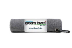 Clip Wipes Microfiber Golf Greens Towel -Golf Sports Store Greens Towels Sterling Silver