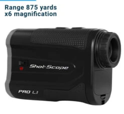 Shot Scope Golf Pro L1 Laser Rangefinder -Golf Sports Store Grey 480x441 Desktop 4