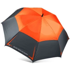 Sun Mountain Golf 68" Manual Umbrella 21 Sun Mountain Golf 68" Manual Umbrella -Golf Sports Store Gunmetal Inferno