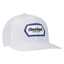 Cleveland Hexagon Patch Golf Hat -Golf Sports Store HexagonPatch White0