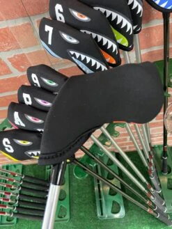 Shark Bite Neoprene Iron Head Covers Set 15 Shark Bite Neoprene Iron Head Covers Set -Golf Sports Store IMG 2813