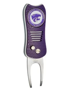 Team Golf Retractable Switchblade Switchfix Divot Tool Ball Marker - NCAA -Golf Sports Store KansasState Wildcats Switchfix 44448 123