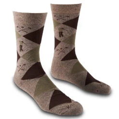 Kartel Argyle Golf Socks -Golf Sports Store KartelArgyleSocks Fawn