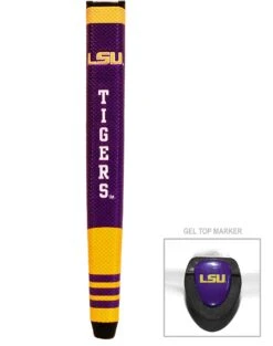 Team Golf NCAA Collegiate Putter Grips With Magnetic Ball Marker -Golf Sports Store LSU Tigers PutterGrip 44401 125