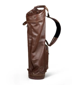 Sun Mountain Golf Leather Sunday Carry Bag -Golf Sports Store LeatherSundayBrown KhakiAlt