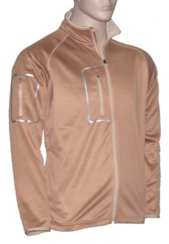 The Weather Company TWC Men's Poly-Flex Full Zip Jacket -Golf Sports Store Men s PolyFlex Jacket Iced Coffee Cream