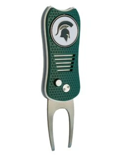 Team Golf Retractable Switchblade Switchfix Divot Tool Ball Marker - NCAA -Golf Sports Store MichiganState Spartans Switchfix 44448 132