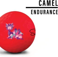 Saintnine Misty Premium Matte Golf Balls -Golf Sports Store MistyMatteRed1