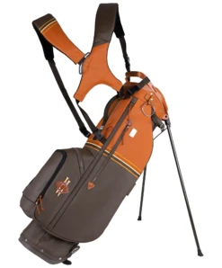 Sun Mountain 2023 Sonnenalp Mid-Stripe Dual Strap Stand Bag -Golf Sports Store N230128 cabin umber wheat