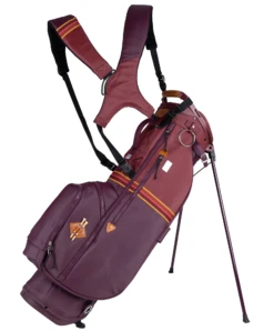Sun Mountain 2023 Sonnenalp Mid-Stripe Dual Strap Stand Bag -Golf Sports Store N230130 port brick gold