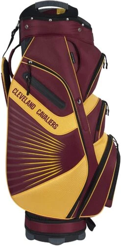 NBA The Bucket II Team Effort Cart Bag -Golf Sports Store NBA Cart Bag Cavaliers 2