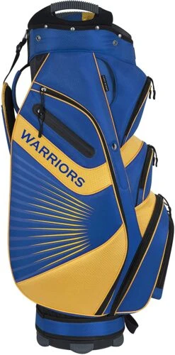 NBA The Bucket II Team Effort Cart Bag -Golf Sports Store NBA Cart Bag Warrriors 2